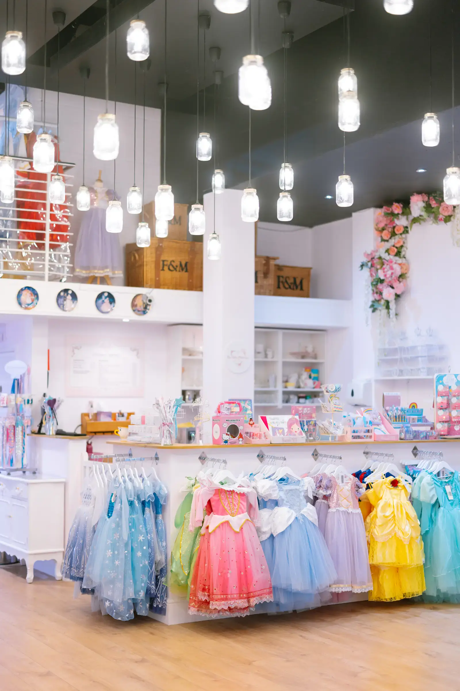 Inside the princess boutique